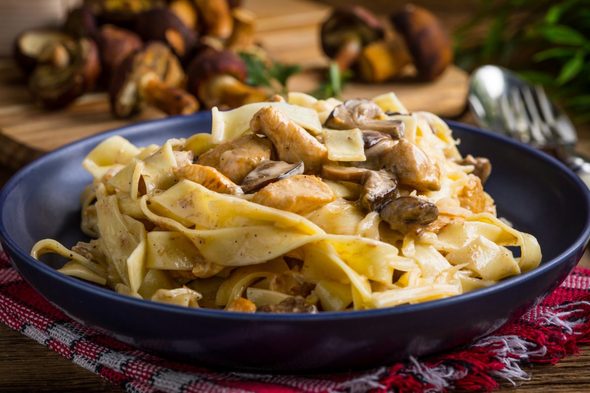 Tagliatelle ai funghi porcini