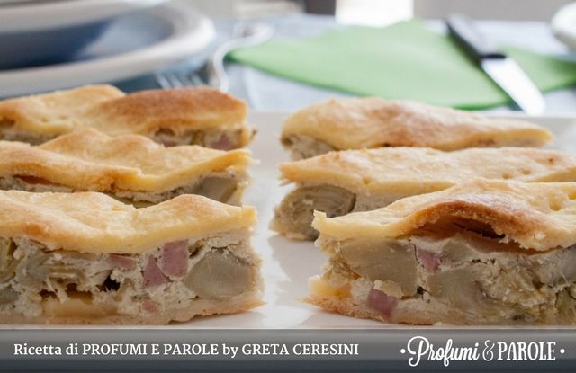 Torta salata ai cuori di carciofo