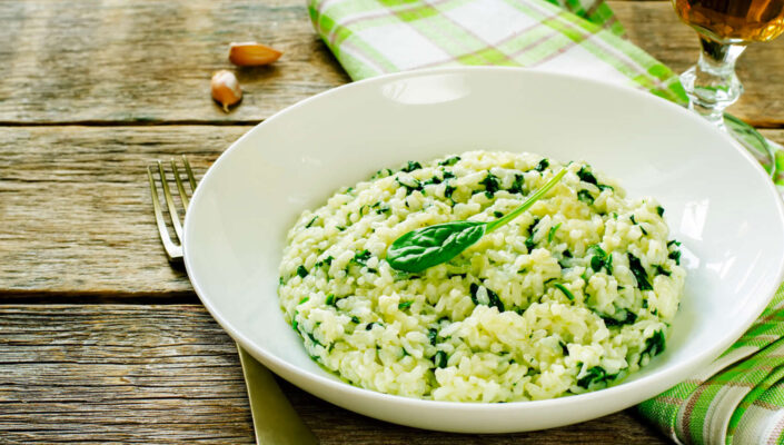 Risotto agli spinaci