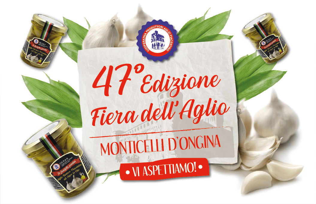 47esima edizione fiera dell'aglio di monticelli d'ongina